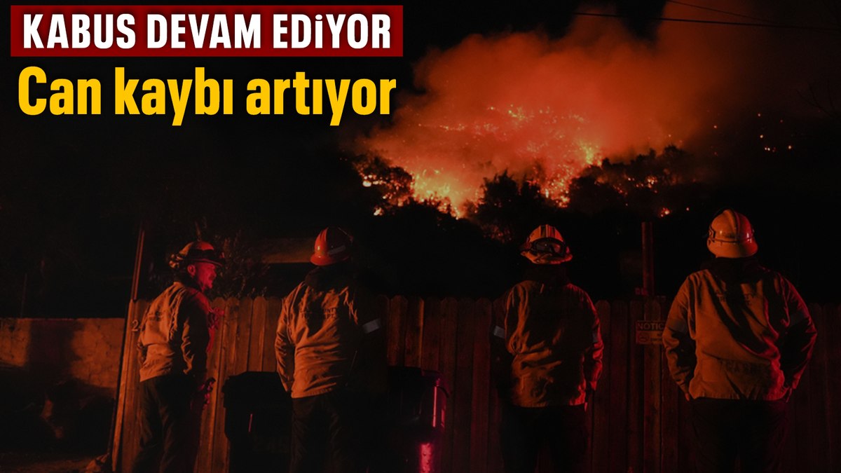 Los Angeles yangınlarına müdahale sürüyor: Hayatını kaybedenlerin sayısı 11’e yükseldi