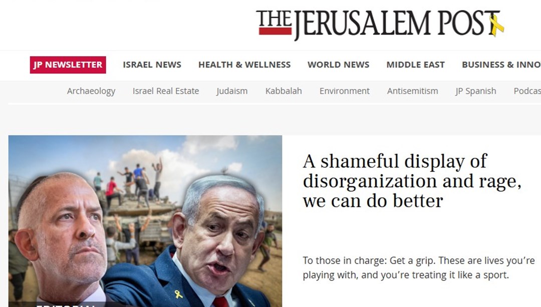 İsrail basını Netanyahu hükümetini topa tuttu: “Kendinize gelin!”